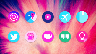 Unicorn Roundies - beautiful circle icons screenshot 4