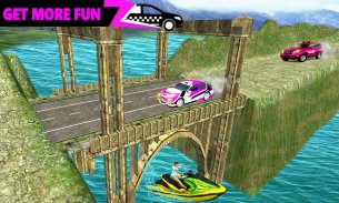 Pink Taxi Driving Game 3D screenshot 0