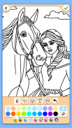 Horse coloring pages game screenshot 7