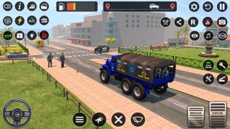 US American Police Truck Games screenshot 9
