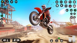 jogos de moto sky ramp bike screenshot 0