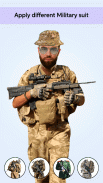 Military Man Photo Editor screenshot 1