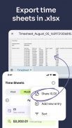 Hours Tracker - Time Sheet App screenshot 12