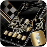 Black Luxury Gold Theme screenshot 5