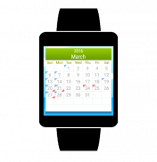 Wear Calendar 2020 (Wear OS) screenshot 5