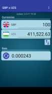 Pound GBP x Uzbekistani Sum screenshot 2