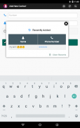 Aggiungi nuovo contatto screenshot 3