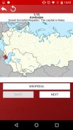 USSR - geographical test - maps, flags, capitals screenshot 1