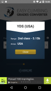 Climbing Grades Converter screenshot 0