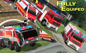 Fire Truck Rescue Training Sim screenshot 6
