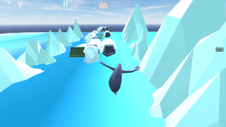 Subway Penguin Ice Surfer 2021  : Free Runner screenshot 2