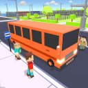 Coach Bus Driver Blocky Game Public Transport Sim Icon