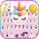 Flower Sweetie Unicorn Keyboard Theme Icon