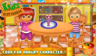 Crianças de cozinha - jogo de screenshot 0