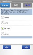 C Language Quiz screenshot 1