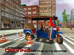 City Taxi Auto Rickshaw Game screenshot 5