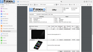 Firmao.net CRM screenshot 0