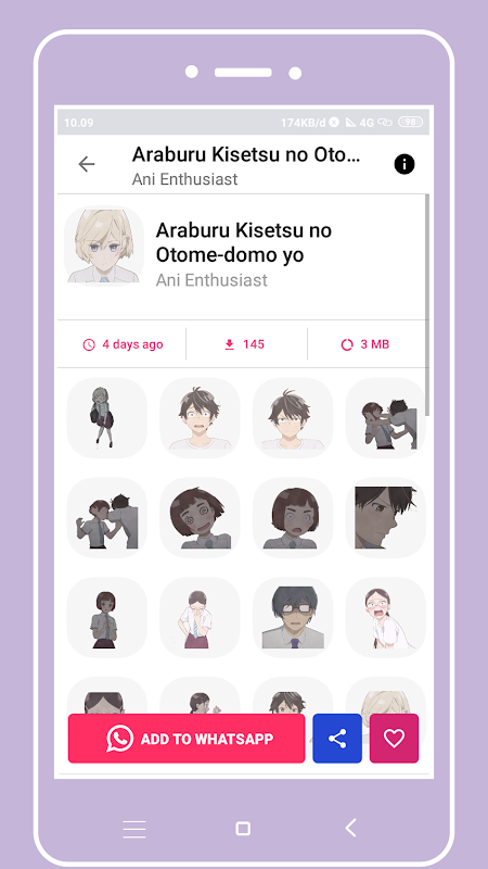 Stickers de Animes para WhatsApp - WAStickerApps Apk Download for Android-  Latest version 1.1- com.mystickersanime