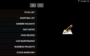 Lists and Notes screenshot 1