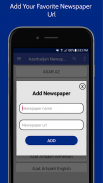 Azerbaijan Newspapers | Azerbaijan News App screenshot 0