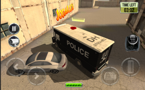 警车与货车巴士停车 screenshot 2