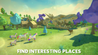 🦄🌈 Unicorn Family Simulator - Magic Horse World screenshot 3