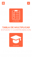 Tabla de multiplicar - Estudio y cuestionario screenshot 2