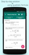 Quadratic Equation Solver PRO screenshot 2