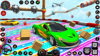 Ramp car stunt games: Impossible stunt games screenshot 2