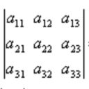 Determinant of a 3x3 matrix