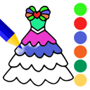 Dress Coloring Book : Dress Toys Coloring