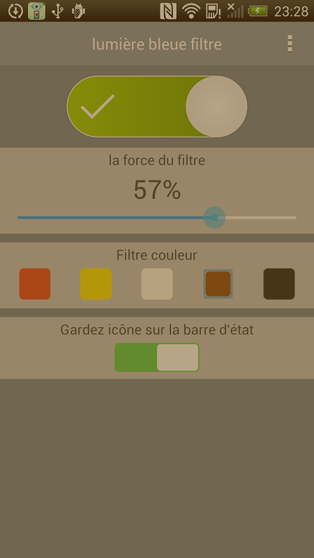 Filtre lumière bleue apk sale