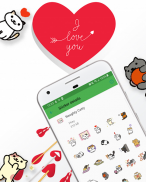 WAStickerApps Bubbli Cute Love Stickers Expression screenshot 0