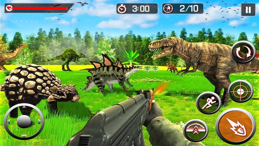 Dinosaur Danger Jungle Hunting 1 1 Download Android Apk Aptoide - download roblox dinosaur hunter new hunting dinosaurs game