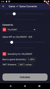 AimSense: Mouse Sensitivity Converter for PC Games screenshot 4