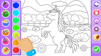 Unicorn Coloring Pages screenshot 0