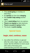 ENGLISH GERUND and INFINITIVE screenshot 1