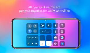 Centro de control de iOS para Android screenshot 0
