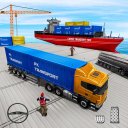 Cargo Transport Ship Driving Icon