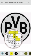 Pixel Fußball Logos : Sandbox Farbe nach Zahlen screenshot 4