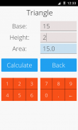 Площади и объема калькулятор screenshot 2