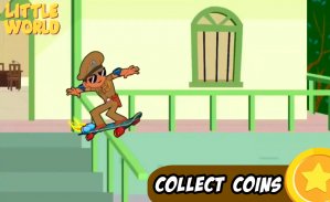 Subway Little Singham Skateboard 🛹 - Endless Run screenshot 2