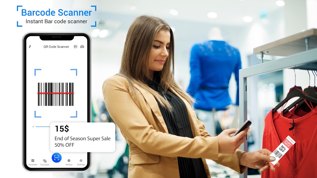 QR-код / ​​сканер штрих-кода и переводчик - Загрузить APK для Android |  Aptoide