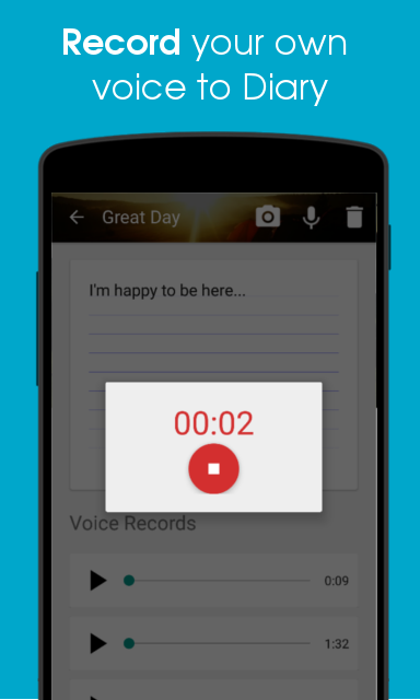 voice diary app