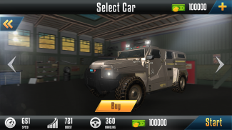 Impossible Ramp Hummer Car 3D screenshot 1