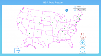 USA Map Puzzle Game screenshot 3