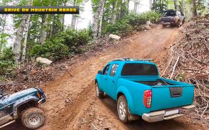 Mountains pickup truck driving simulator free game screenshot 0