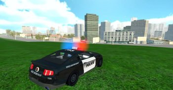 Flying Police Car Simulator screenshot 4