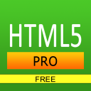 HTML5 Pro Free Icon