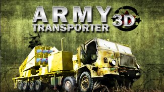 ARMY TRANSPORTER 3D screenshot 0
